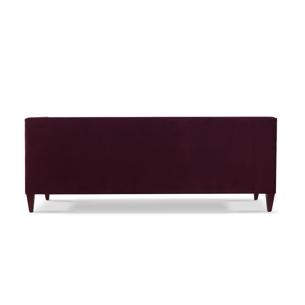 84 inch Burgundy Velvet Tufted Sofa X815