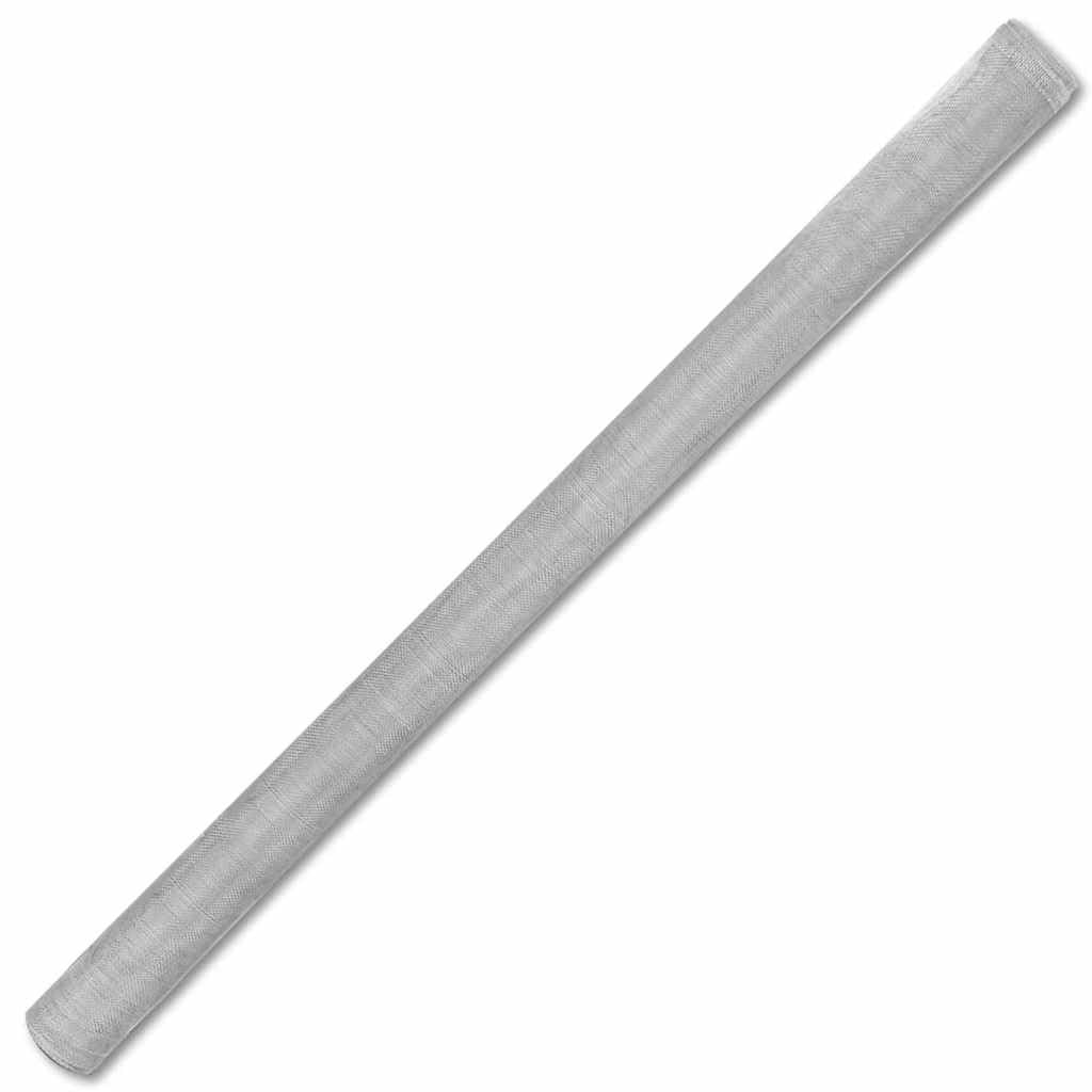 Aluminum Mesh Screen 39.4x196.9 Inches Silver Q3421