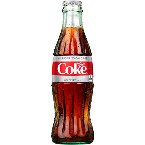 Diet Coke Glass Bottles 4(6 Packs) Q554