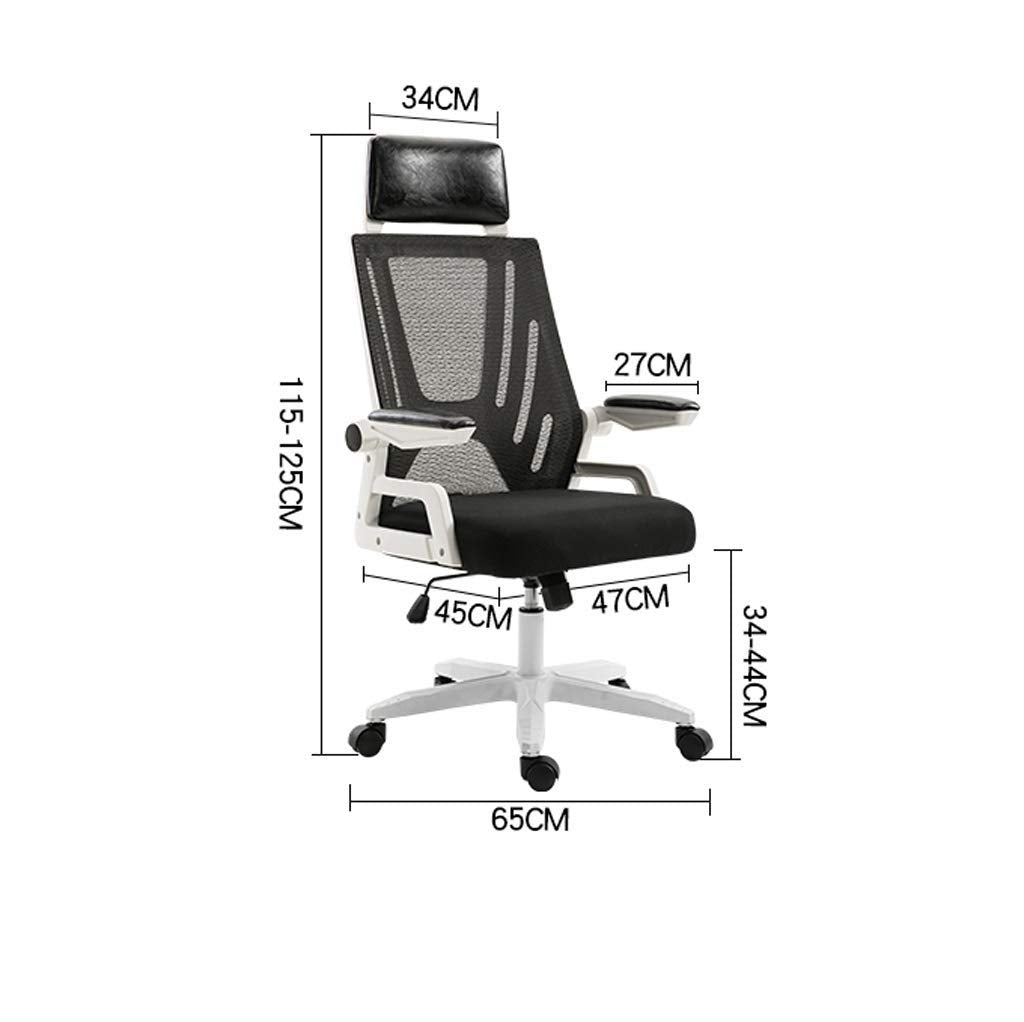 Ergonomic Mesh Office Chair with Tilt Function and Position Lock, Orange W61313