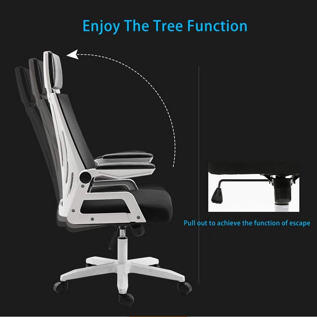 Ergonomic Mesh Office Chair with Tilt Function and Position Lock, Orange W61313