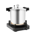 23 Quart Aluminum Pressure Cooker with Pressure Gauge & Release Valve T7954