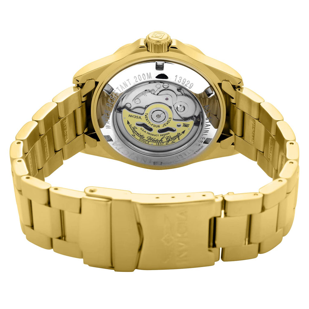 Gold Dial Stainless Steel Watch Q57034