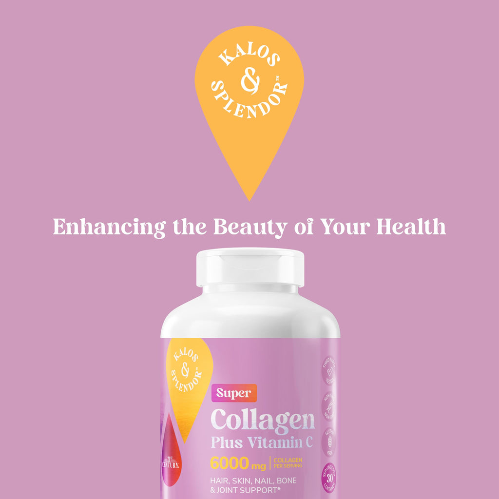 Collagen Vitamin C Tablets 6000mg 180 Count D133