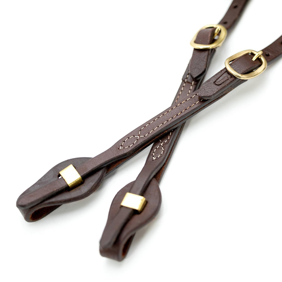 Adjustable Leather Horse Headstall Bridle T323134