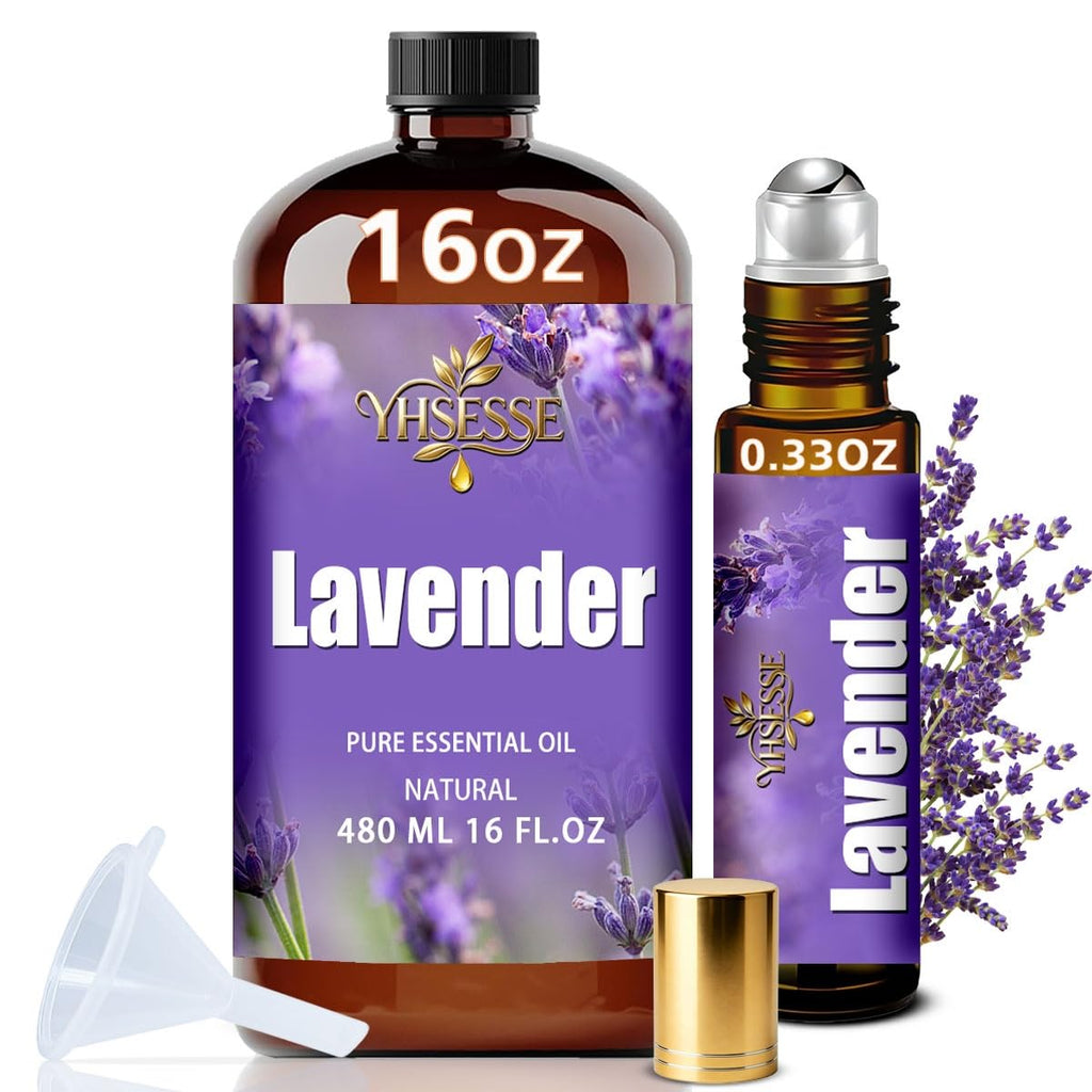 Peppermint and Lavender Essential Oil 4 Fl Oz and 16 Fl Oz U7609