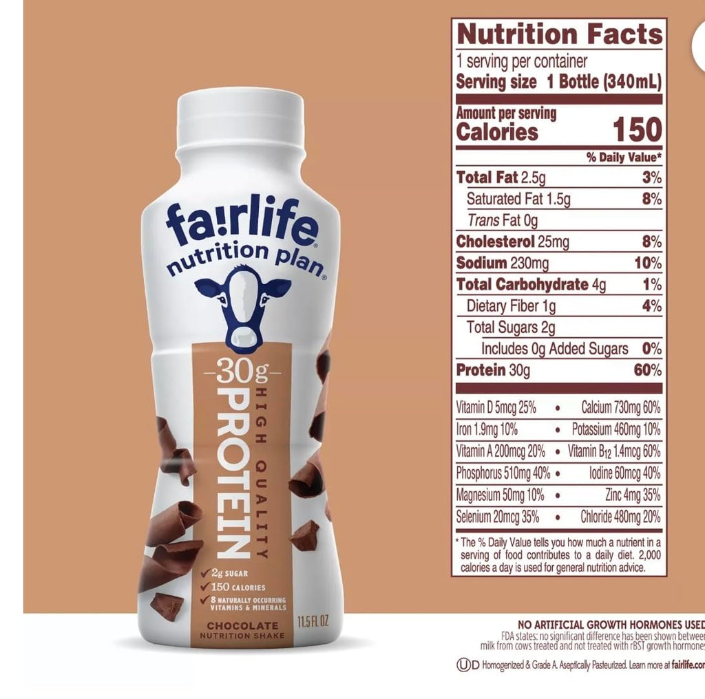 Chocolate Protein Shakes 12 Pack Lactose-Free P767260