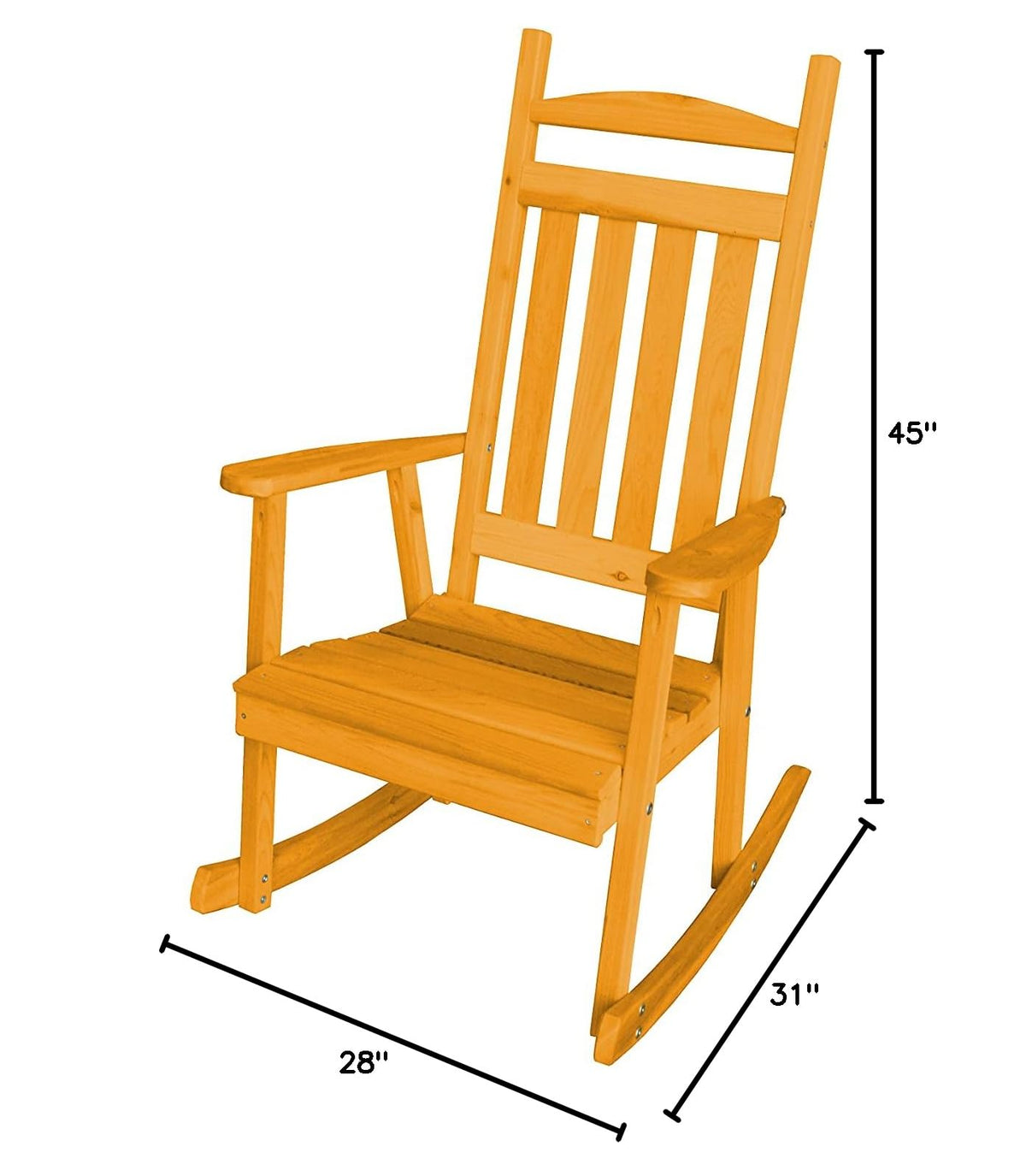 Outdoor Cedar Porch Rocker V951