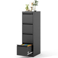 4 Drawer Metal File Cabinet with Lock T373411