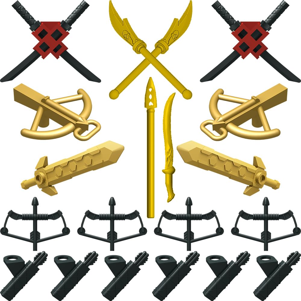 Minifigures Accessories Kit Knight Weapons Set D1814