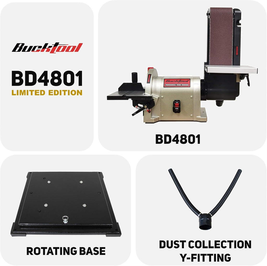 Belt Disc Sander with Rotating Base E964