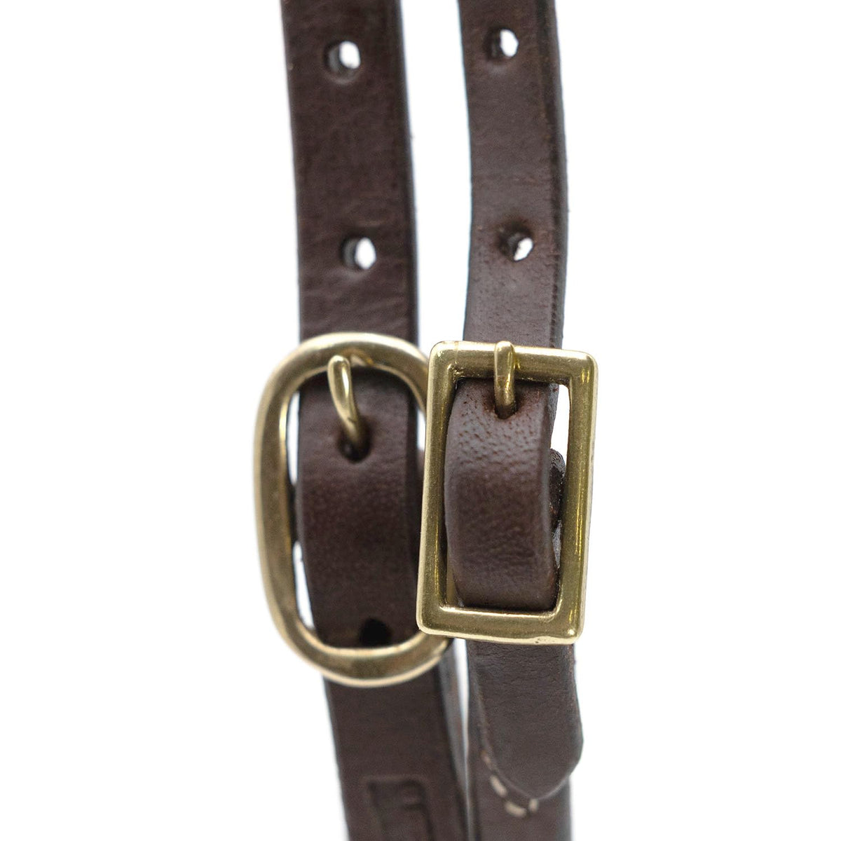Adjustable Leather Horse Headstall Bridle T323134