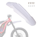 White Dirt Bike & Ebike Front Fender W4690