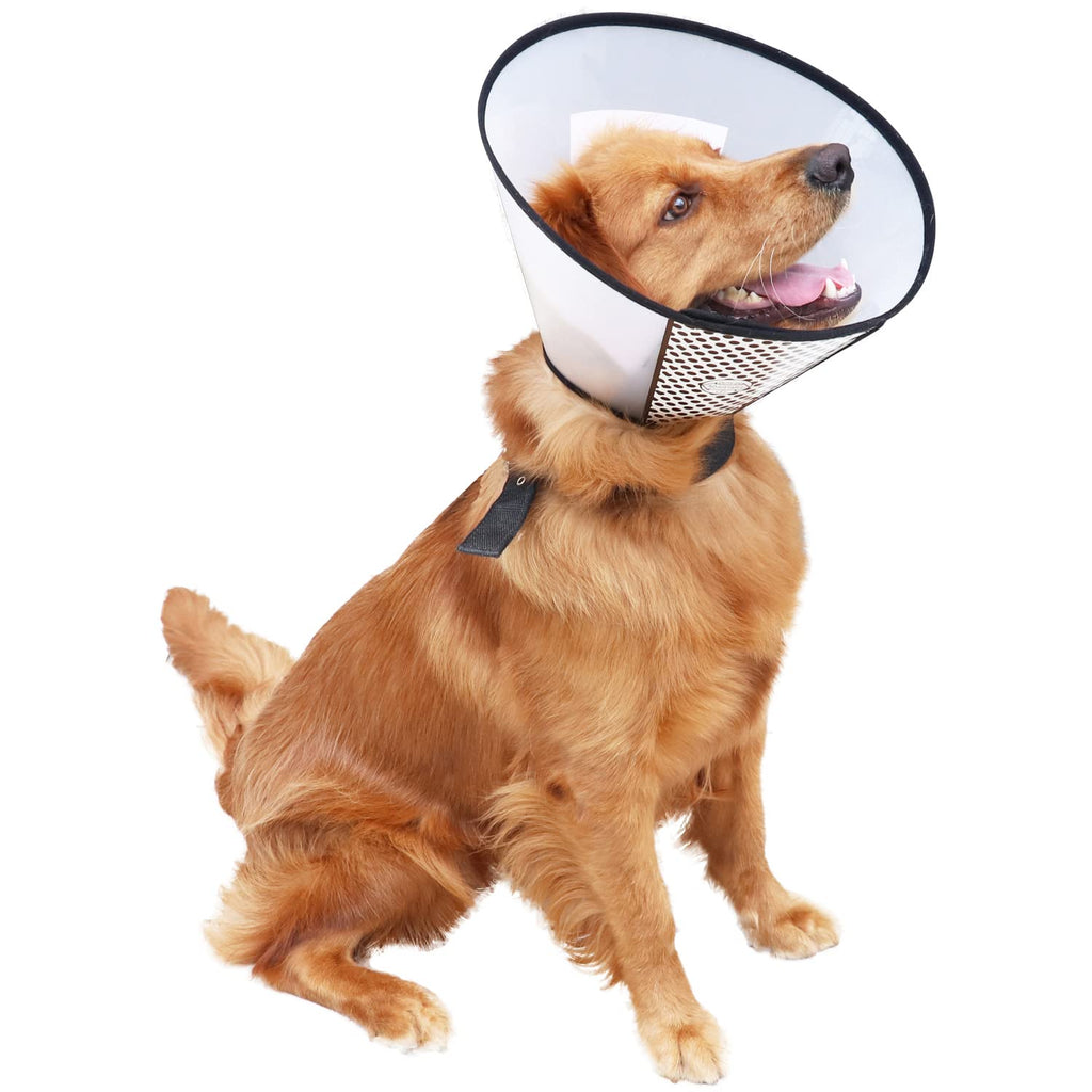 Adjustable Plastic Pet Recovery Collar Cone (S) W527