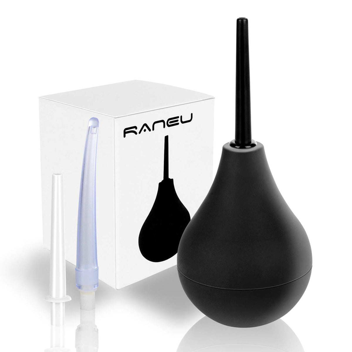 Enema Bulb Anal Douche Kit with 3 Nozzles 4 Piece Set E28298