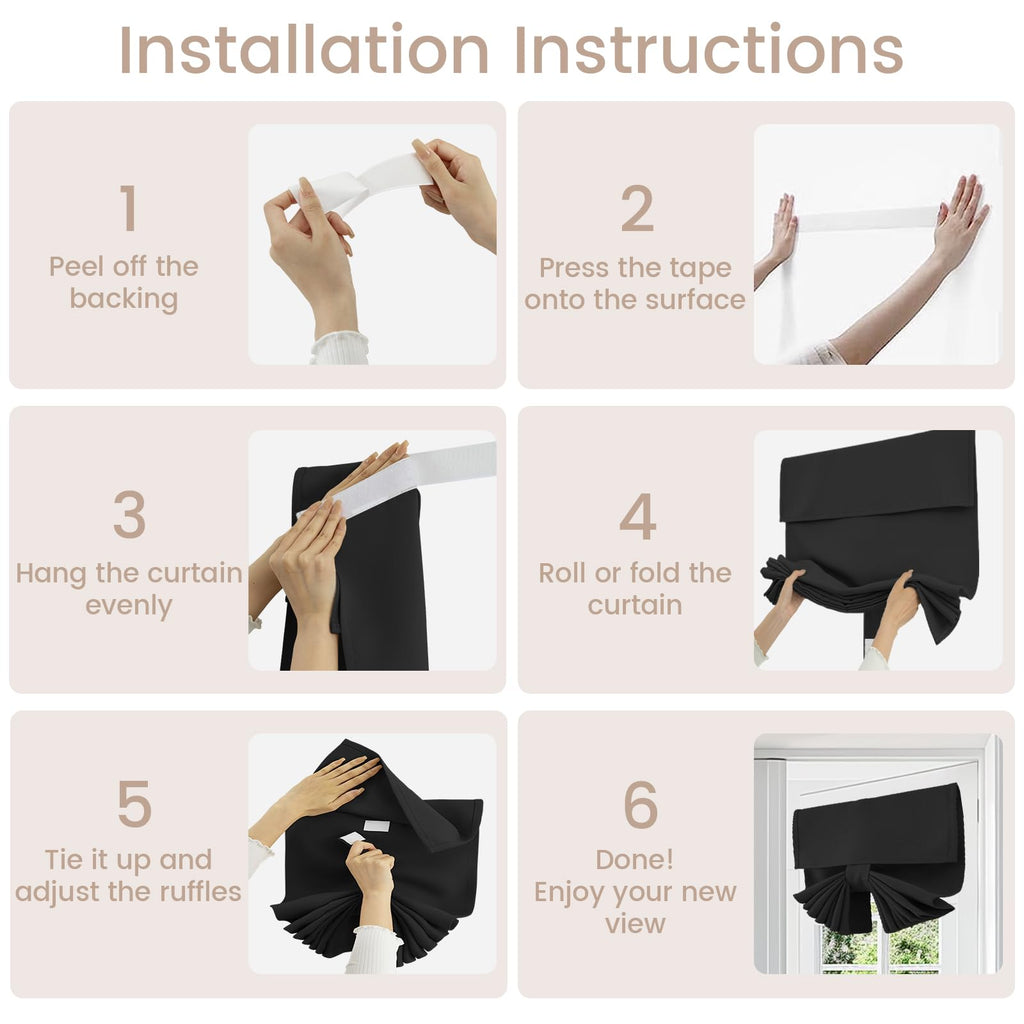 Black Classroom Door Window Cover A291270