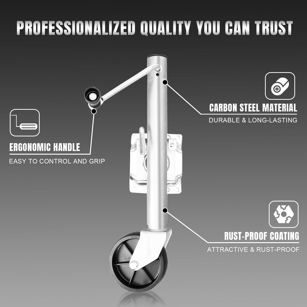 Boat Trailer Jack with Single Wheel, 1000 Lbs. Capacity R649896