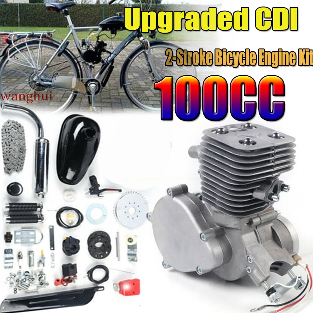 100cc 2-Stroke Bicycle Engine Kit with 44 Tooth Sprocket V417