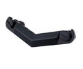 Black Guitar Stop Bar Tailpiece with Anchors and Studs O4400