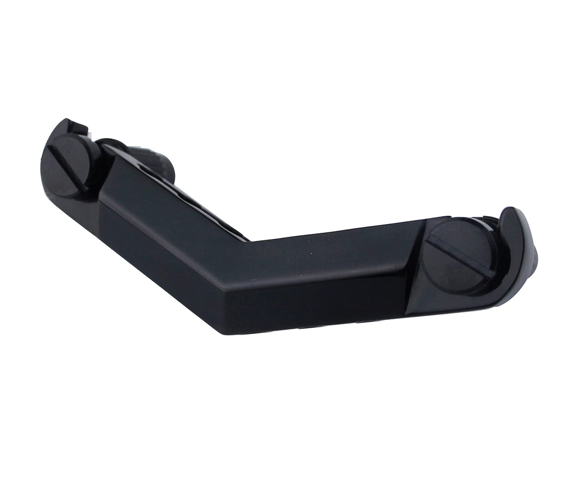 Black Guitar Stop Bar Tailpiece with Anchors and Studs O4400