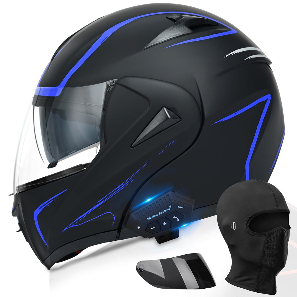 DOT Approved Bluetooth Modular Motorcycle Helmet I873856