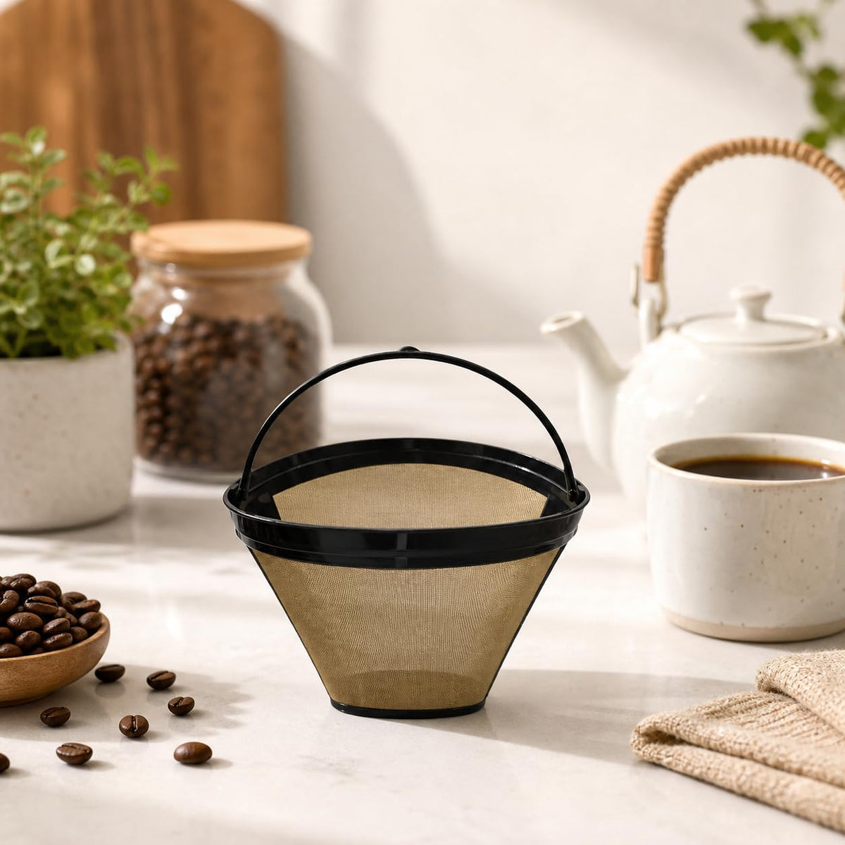 Reusable #4 Conical Coffee Filter K784
