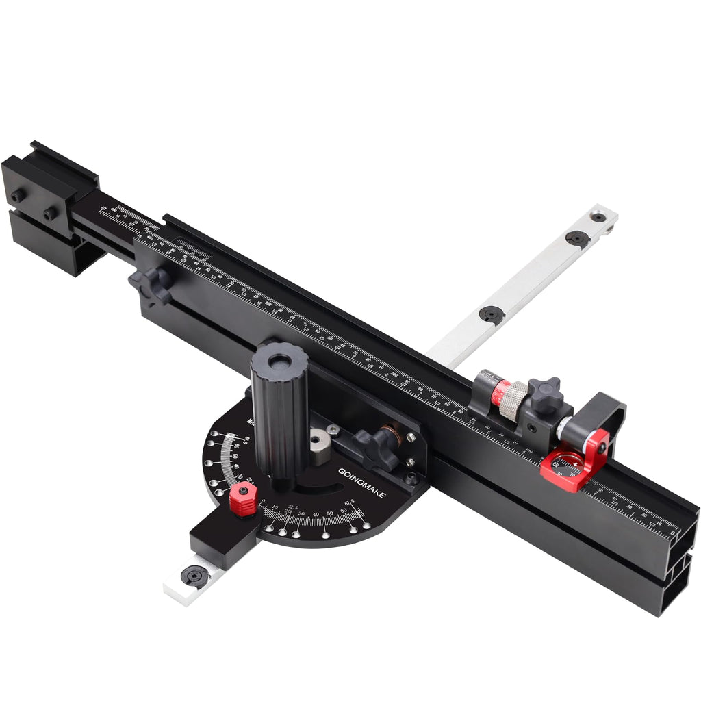 Table Saw Miter Gauge with Micro Adjust Flip Stop Y136