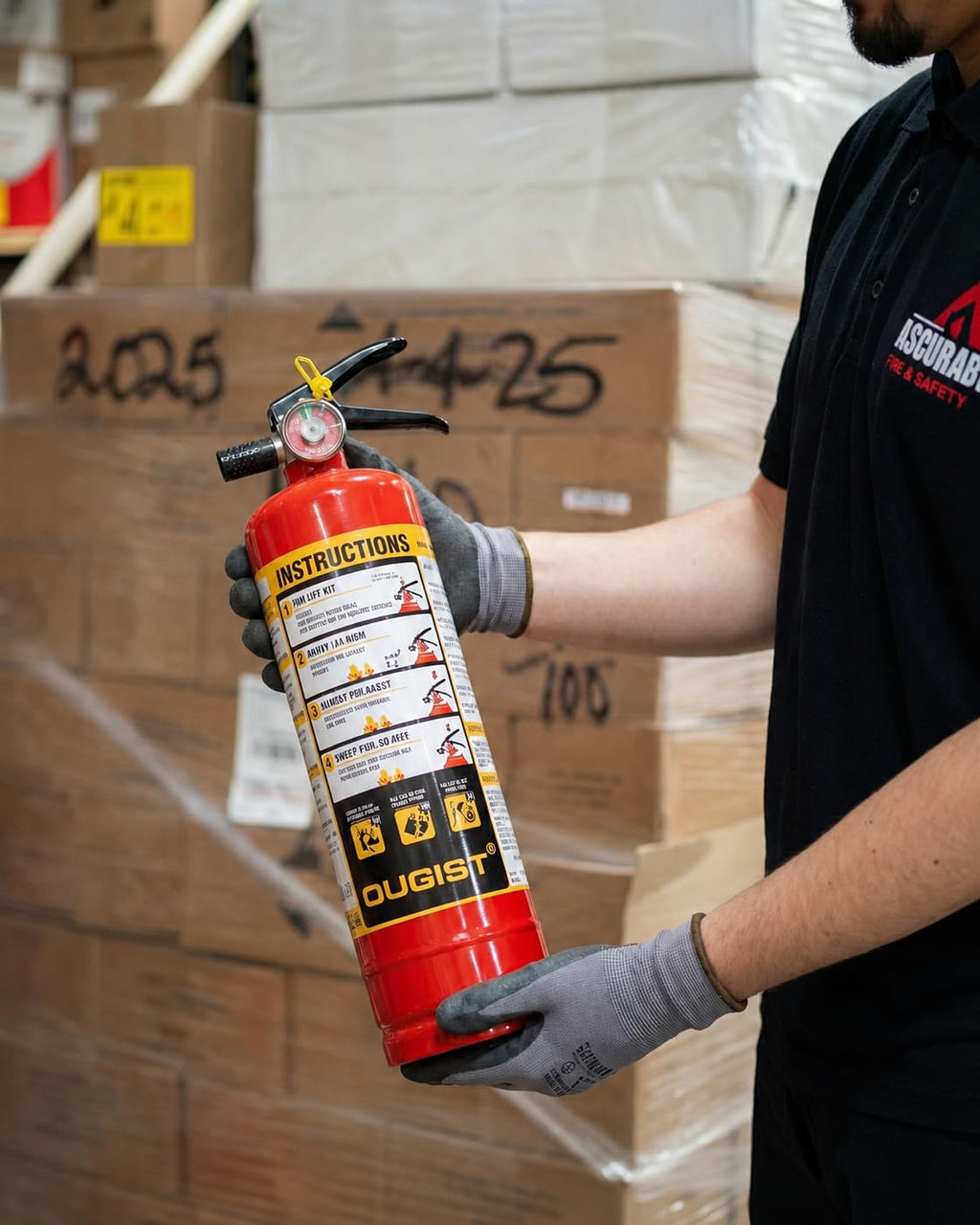 2.5 lb ABC Dry Chemical Fire Extinguisher 2 Pack T3808