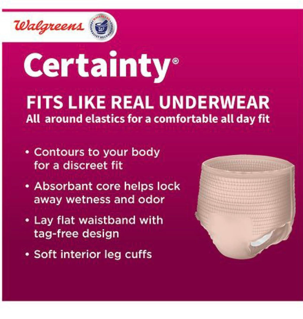 Women's Maximum Absorbency Underwear, XXL, 12 Count C505