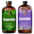 Peppermint and Lavender Essential Oil 4 Fl Oz and 16 Fl Oz U7609