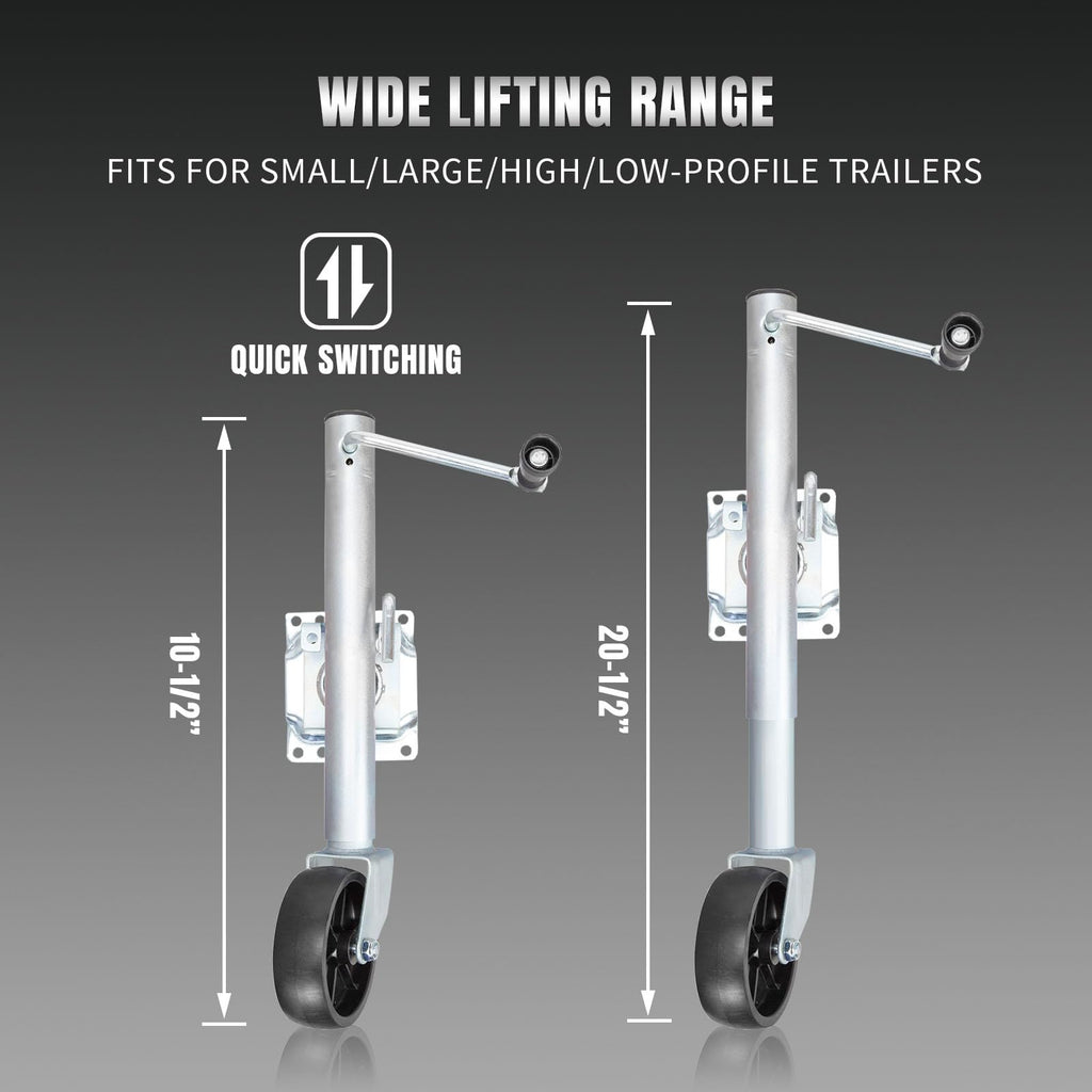 Boat Trailer Jack with Single Wheel, 1000 Lbs. Capacity R649896