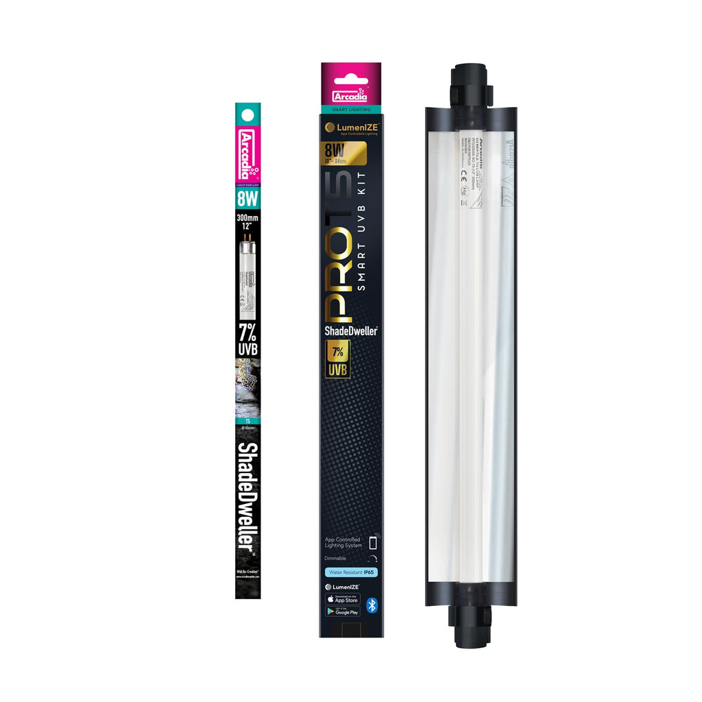 13" 8 Watts 7% UVB Reptile Light Fixture Kit L88848