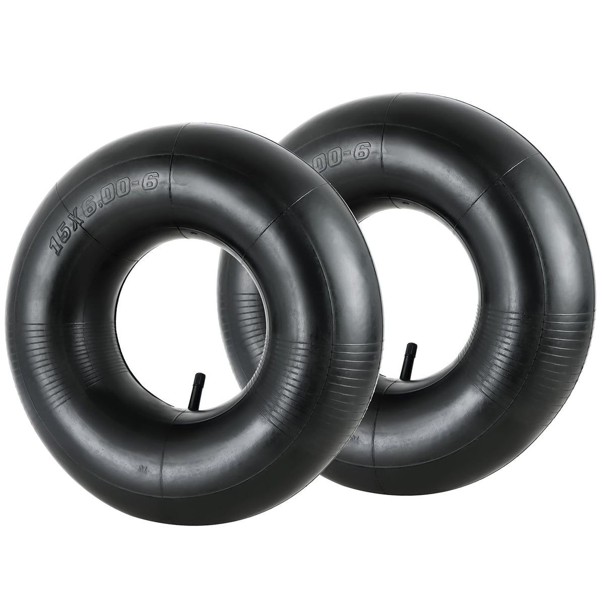 2 Pack 15x6.00-6" Inner Tubes with TR-13 Straight Valve Stem A790094