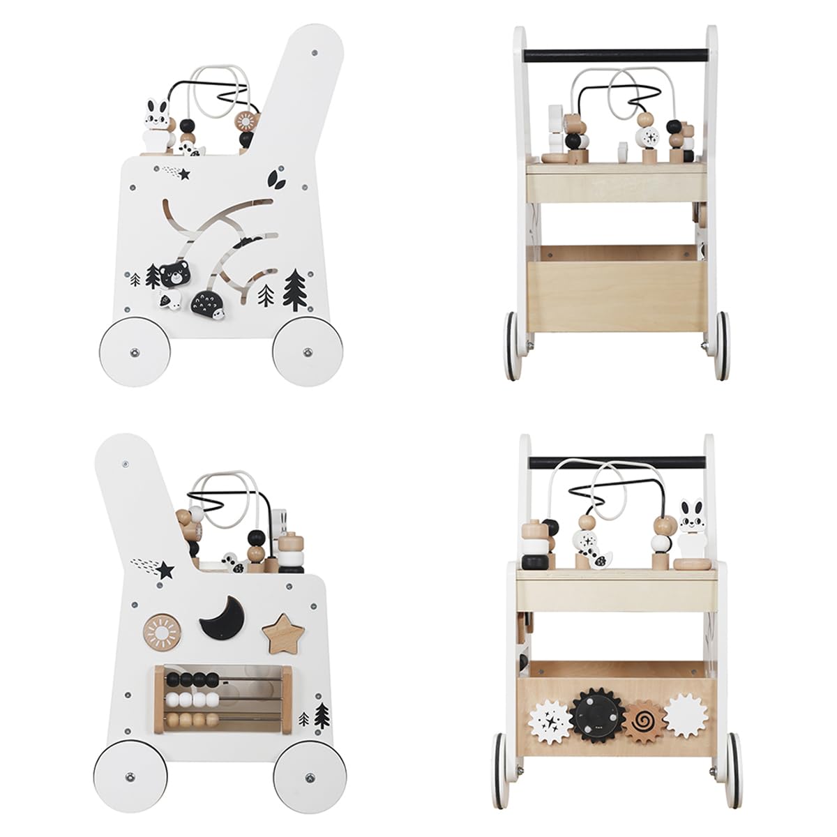 Wooden Baby Walker Activity Cubes M8936