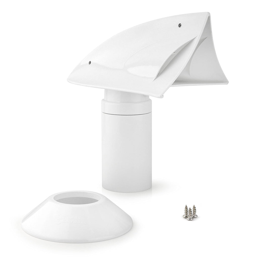 White 1 Pack RV Rotating Sewer Vent H7517