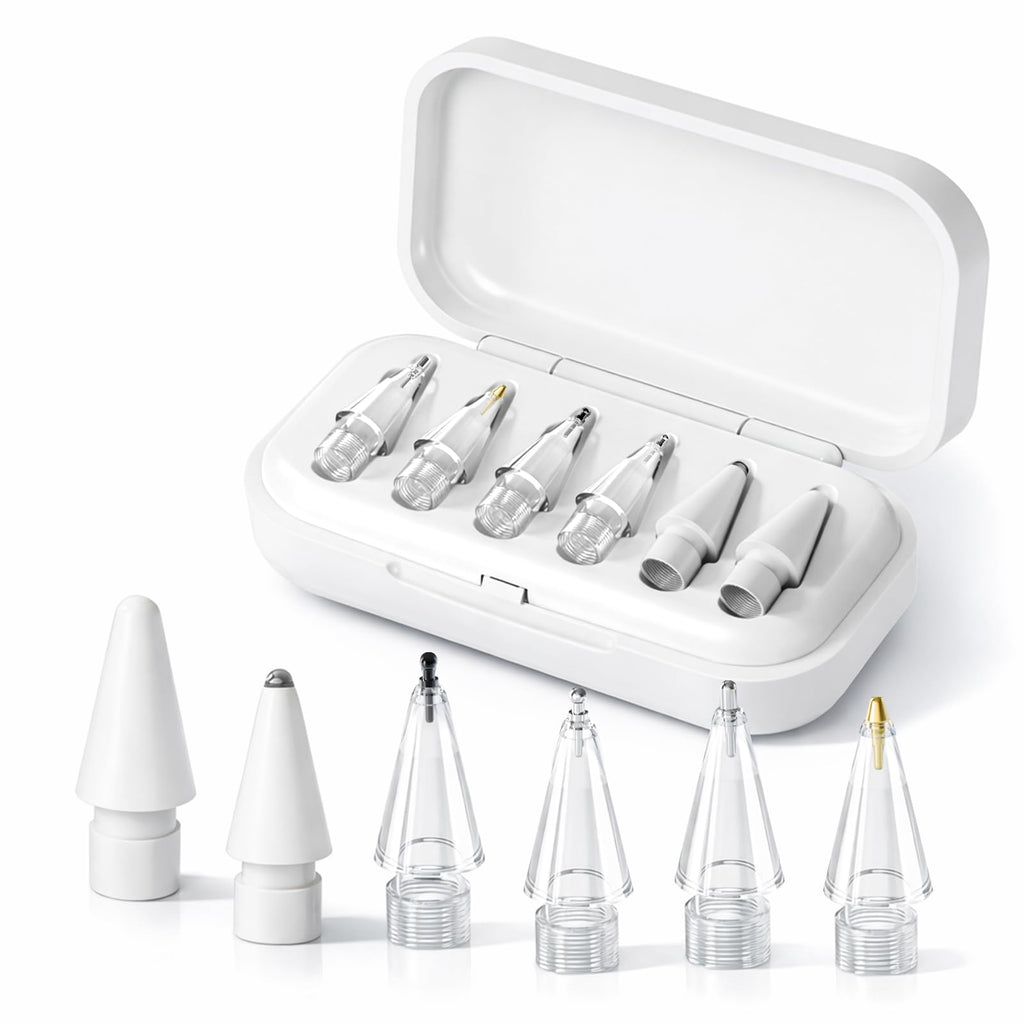6 Pack White Pencil Tips for Apple Pencil G3063