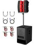 15 inch 2400W PA Speaker System with Sub D4748