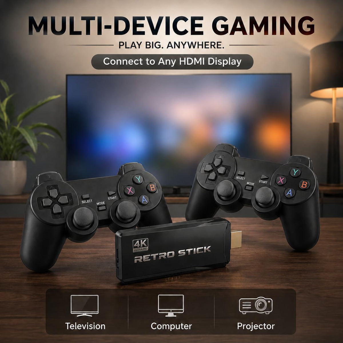 4K HDMI Retro Gaming Console C574