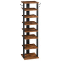 8 Tiers Vertical Wooden Shoe Rack Y516494