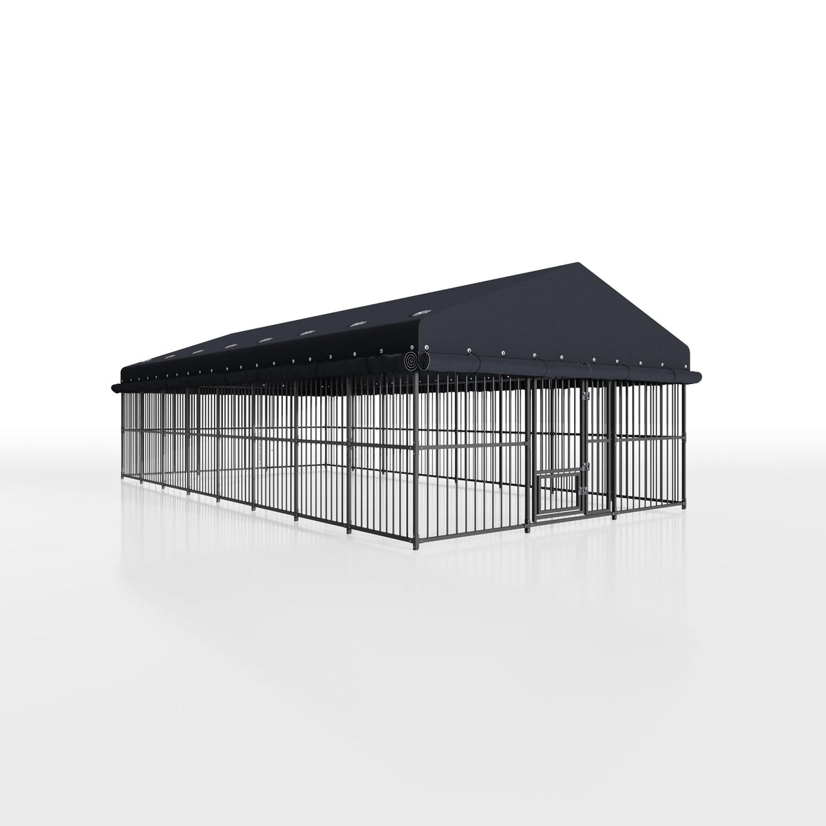 10x20x6.5 FT Outdoor Dog Kennel with Roof P65849