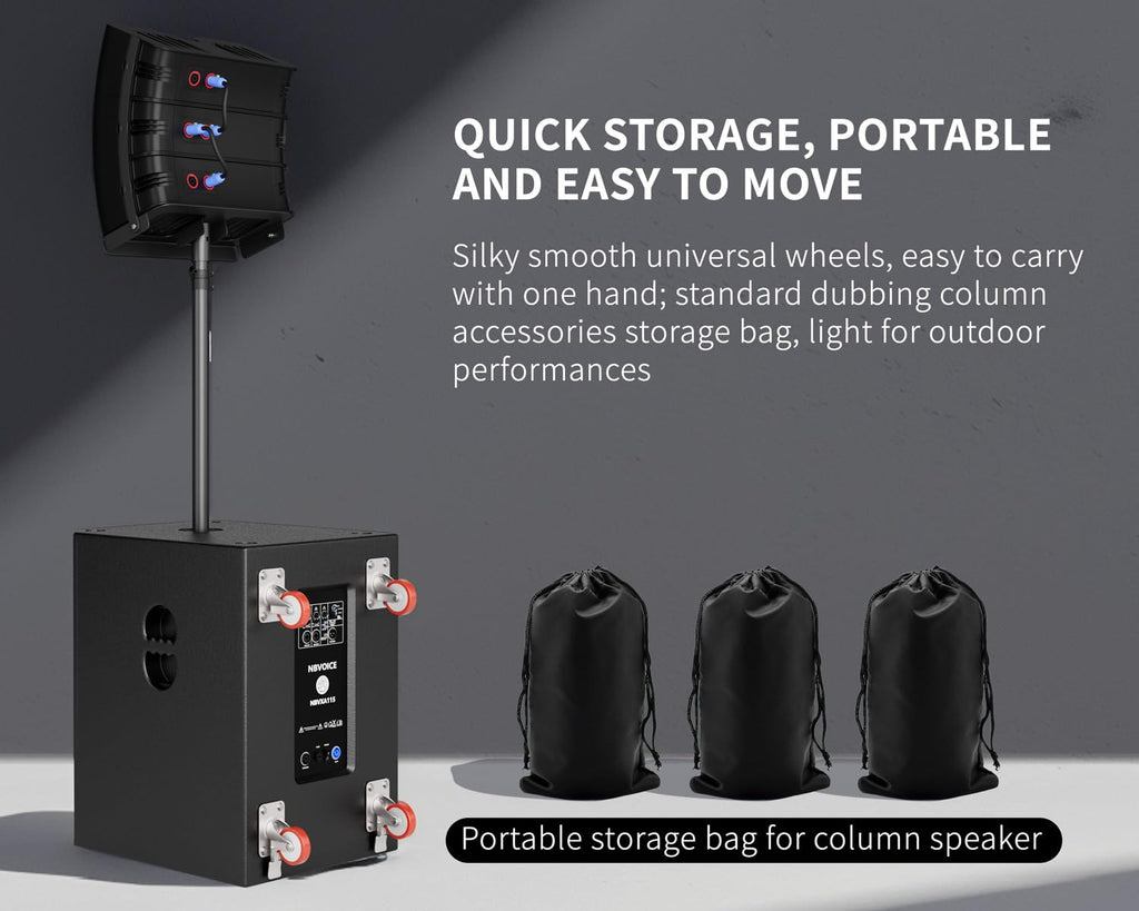 15 inch 2400W PA Speaker System with Sub D4748