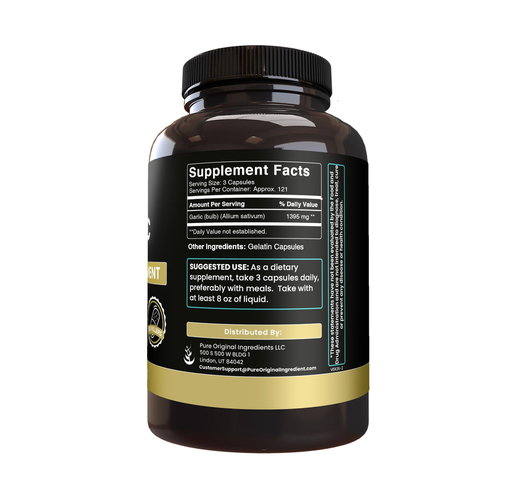 Garlic Extract 365 Capsules R34838