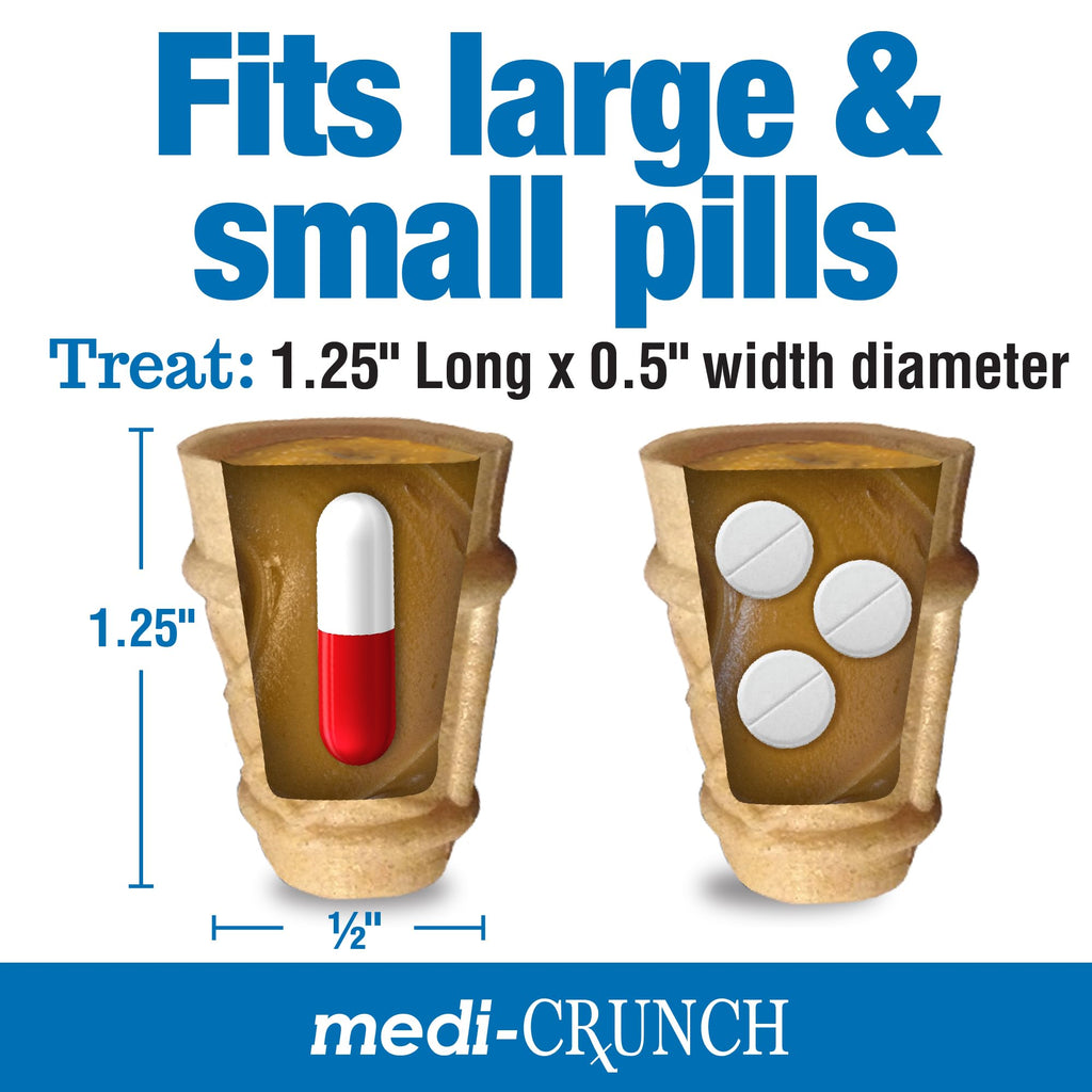 Peanut Butter Dog Pill Treats 180 Count H682