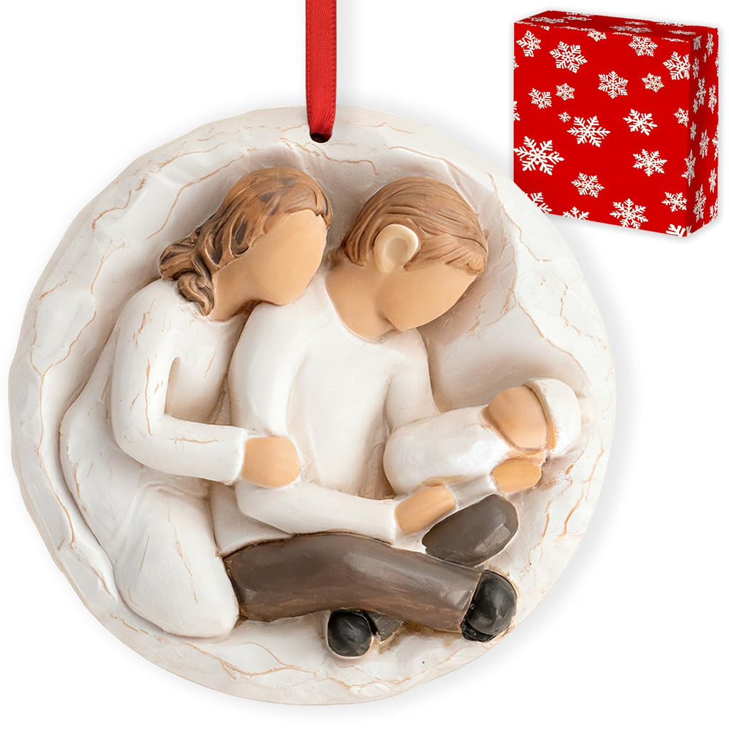 Baby First Christmas Ornament 2026 3D Resin Sculpture Y9698