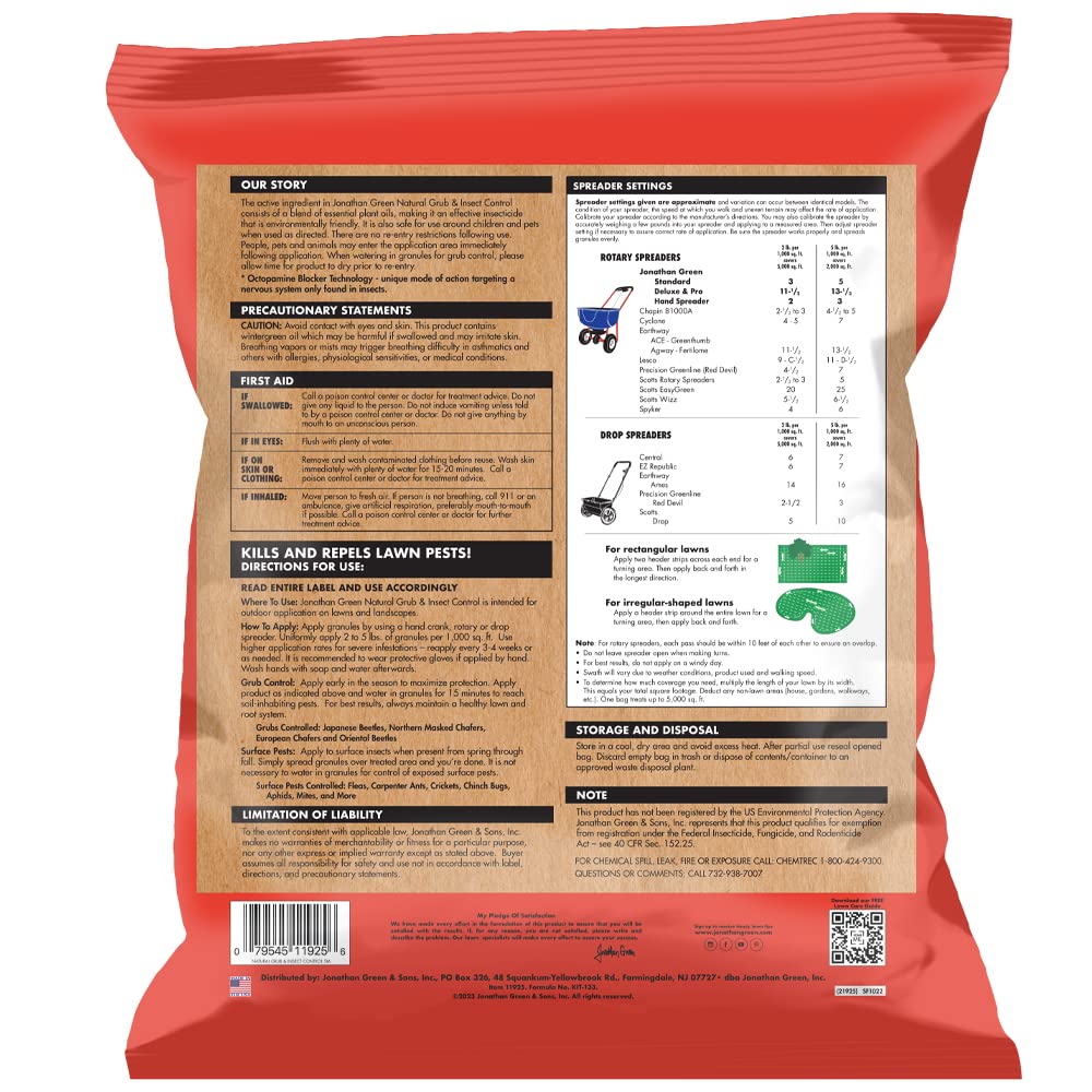 Natural Grub & Insect Control for Lawns 5,000 Sq Ft A115891