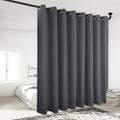 Grey 120 by 84 Inch Blackout Curtain Panel D622