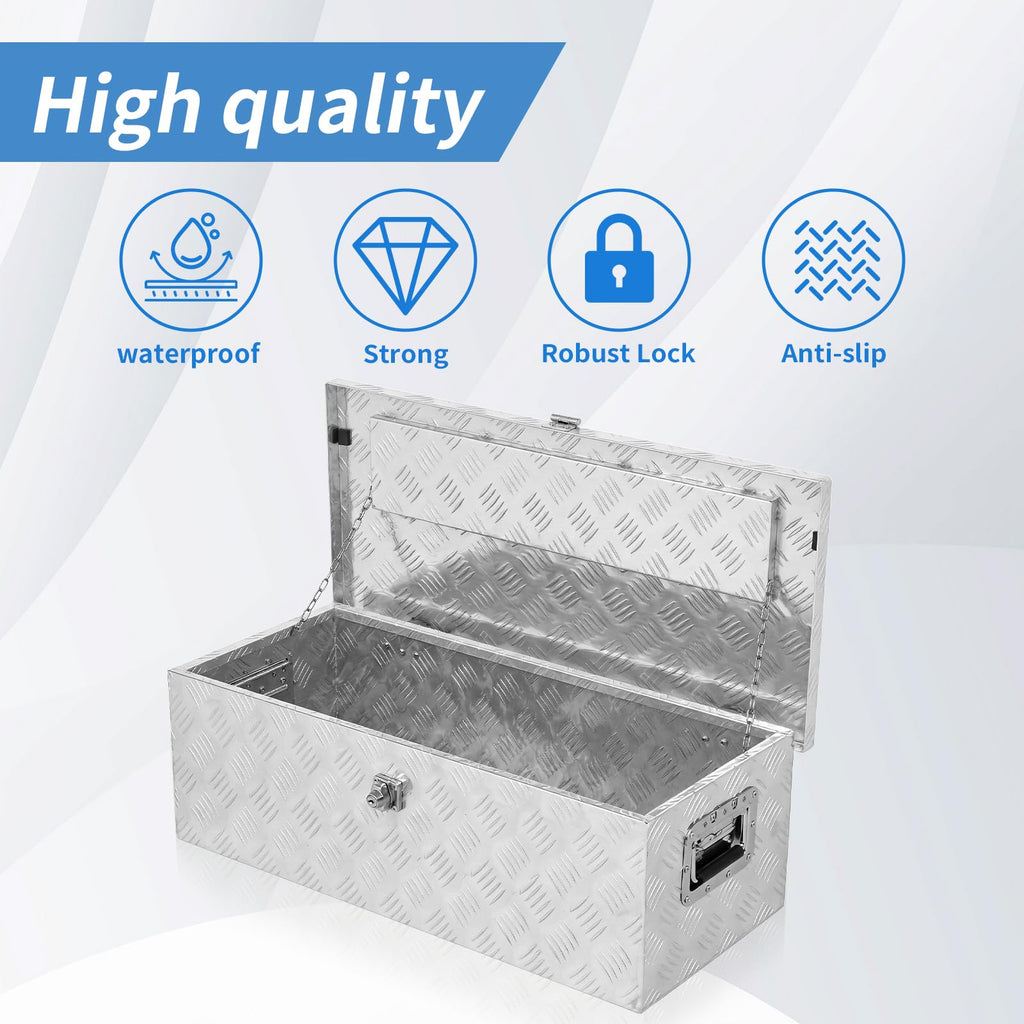 30 x 14 x 10 inch Aluminum Truck Tool Box L70183