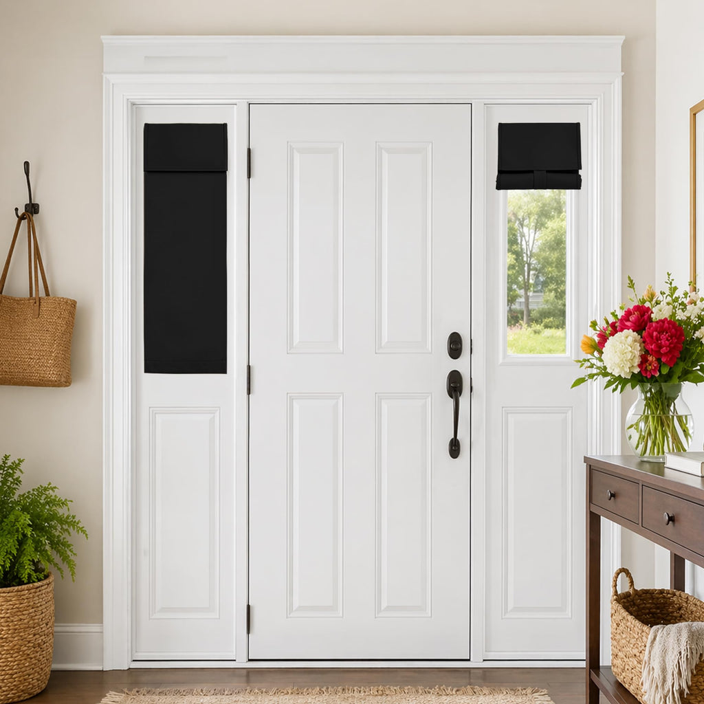 Black Classroom Door Window Cover A291270