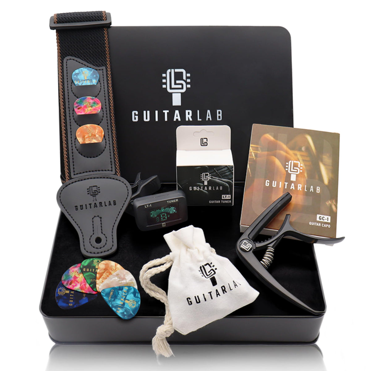 Guitar Accessories Kit - Strap, Capo, Tuner & Picks Z113954