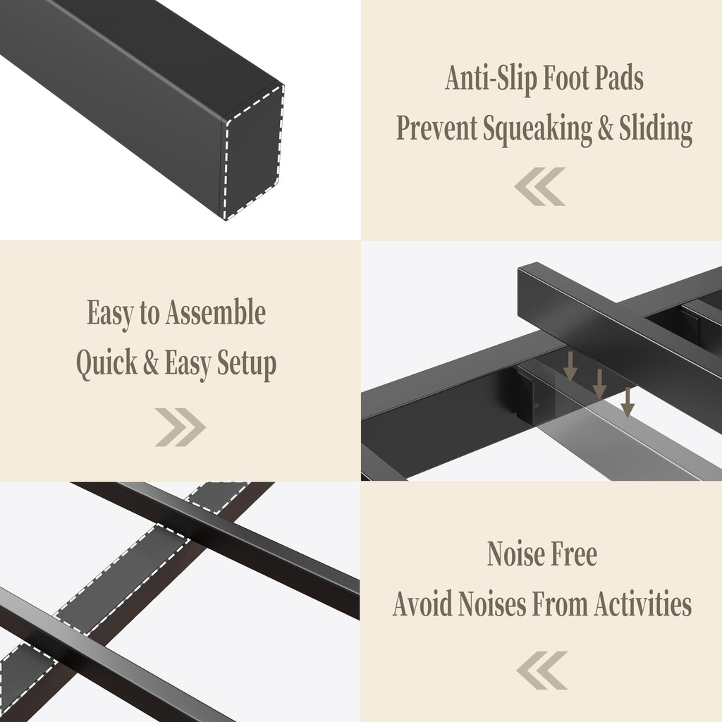 Queen Bed Frame with USB Charging Station G503